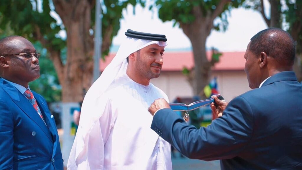 UAE CEO Alshimmari Gets Central African Honor