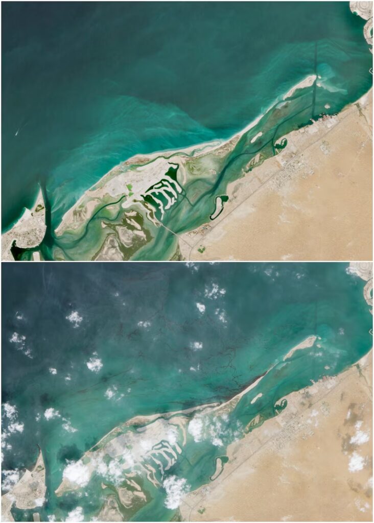 UAE Oil Spill Spreads Near Northern Coast Beaches